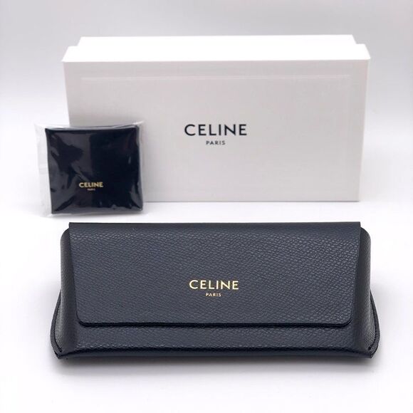 NEW CELINE CL40071F 56N Dark Havana Green Round Women Sunglasses main image 7